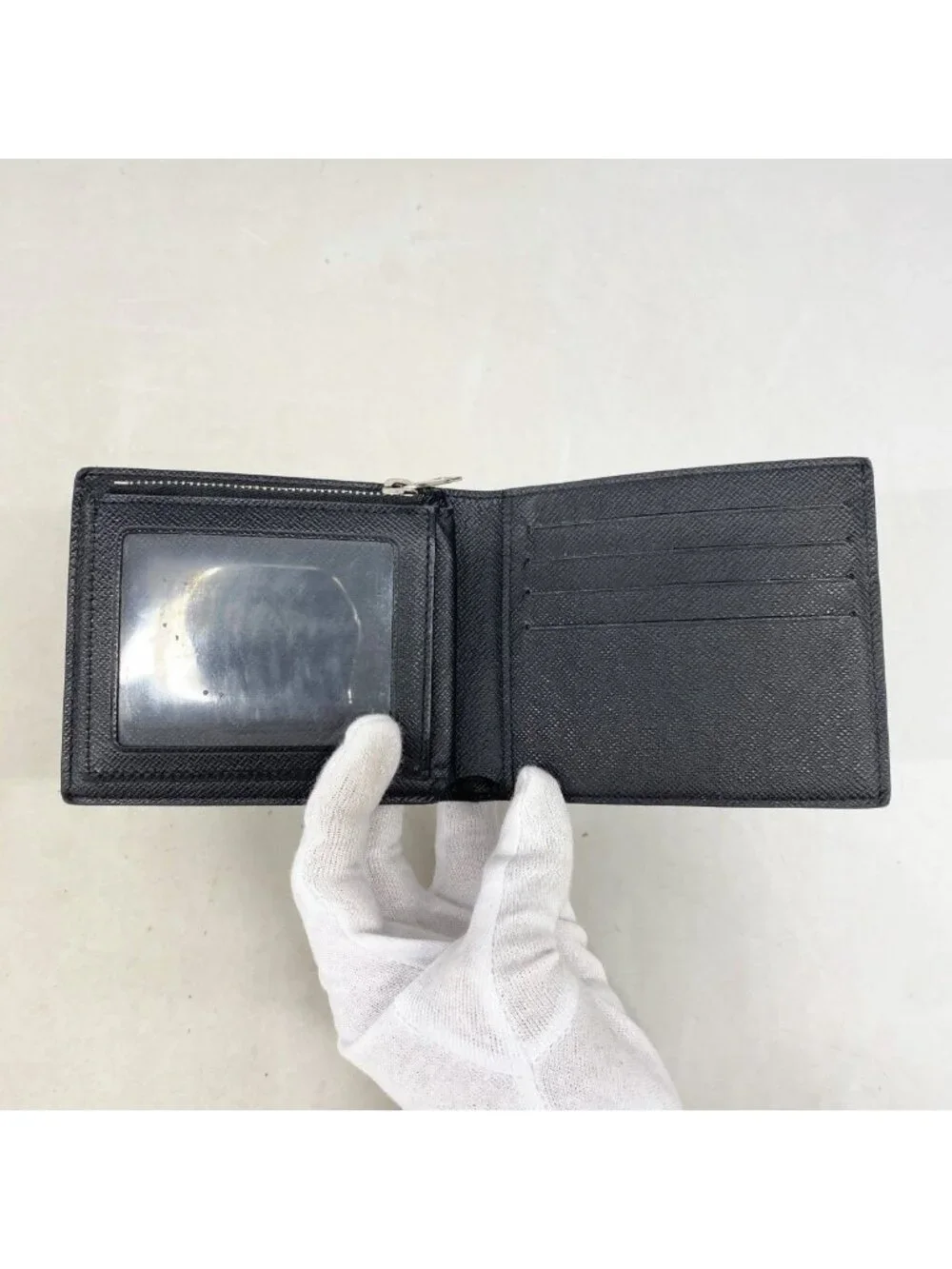 Louis Vuitton Wallet Damier Graphite Portefeuille Amerigo NM Black